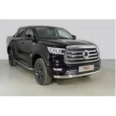 Защита переднего бампера 76,1 мм на 4WD для Great Wall Poer 2021-2024