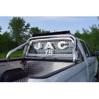 Защита кузова и заднего стекла 76,1 мм со светодиодной фарой для JAC T6 2021-2024
