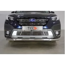 Защита переднего бампера с ДХО 60,3 мм для Subaru Outback 2021-2024
