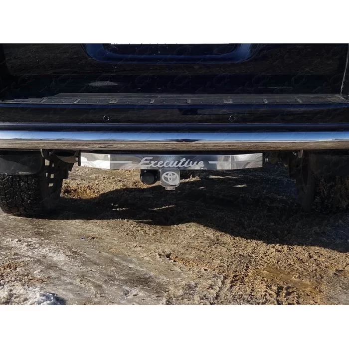 Фаркоп ТСС шар Е с логотипом для Toyota Land Cruiser 200 Executive 2016-2021