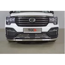 Защита переднего бампера с ДХО 60,3 мм на 4WD для Gac GS8 2023-2024