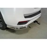 Защита задняя уголки 76,1 мм для Toyota Land Cruiser 300 2021-2024