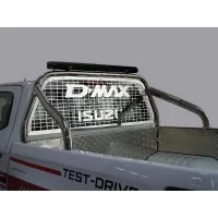 Защита кузова и заднего стекла 75х42 мм со светодиодной фарой для Isuzu D-Max 2019-2024