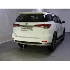 Фаркоп ТСС шар Е с логотипом для Nissan Qashqai 2019-2024