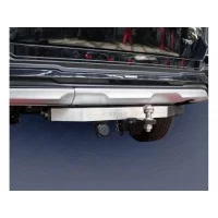 Фаркоп ТСС шар Е с логотипом для Nissan Qashqai 2019-2024