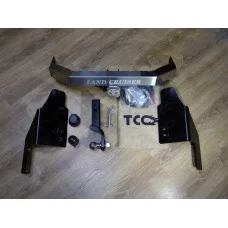 Фаркоп ТСС шар Е с логотипом для Toyota Land Cruiser 200 2007-2011