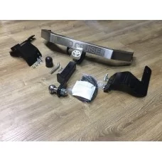 Фаркоп ТСС шар Е с логотипом для Toyota Land Cruiser 200 Executive 2016-2021