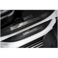 Накладки на пластиковые пороги шлифованные 4 шт на 2WD 1.5T для Changan CS35 plus 2022-2024