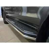 Защита штатных порогов 42,4 мм на 4WD для JAC T9 2024