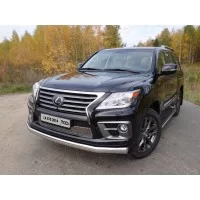 Накладка решётки радиатора треугольник для Lexus LX-570 Sport 2014-2024