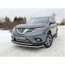 Накладка решётки радиатора верхняя лист для Nissan X-Trail 2015-2018