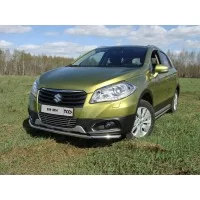 Защита переднего бампера 42 мм для Suzuki SX4 New 2013-2024