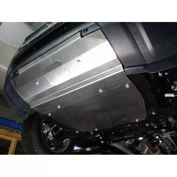 Защита радиатора ТСС алюминий 4 мм для Land Rover Discovery Sport 2014-2024 артикул ZKTCC00185