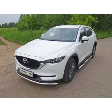 Защита переднего бампера 60 мм для Mazda CX-5 2018-2024