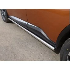 Пороги труба 60 мм для Nissan Murano 2016-2024