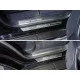 Накладки на пороги с гибом шлифованный лист надпись Executive 4 штуки для Toyota Land Cruiser 200 Executive 2016-2021 артикул TOYLC200EX16-22