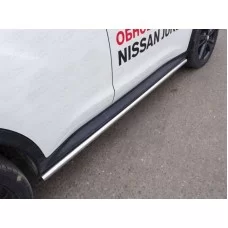 Пороги труба 42 мм для Nissan Juke 2014-2018