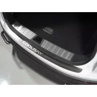 Накладка на задний бампер лист шлифованный надпись Coolray для Geely Coolray 2019-2023