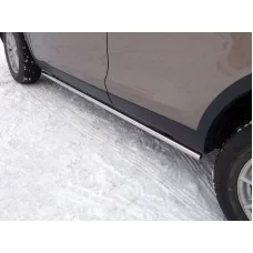 Пороги труба 42 мм для Land Rover Discovery Sport 2014-2024