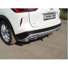 Фаркоп ТСС оцинкованный, шар E нержавеющий для Infiniti QX50 2018-2024