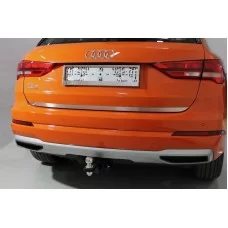 Накладка на заднюю дверь лист шлифованный для Audi Q3 2019-2024