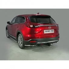 Фаркоп ТСС оцинкованный, шар Е нержавеющий для Mazda CX-9 2017-2024