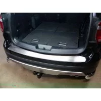Накладка на задний бампер шлифованный лист для Ford Explorer 2015-2017