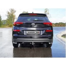 Фаркоп ТСС оцинкованный, шар E для Hyundai Tucson 2018-2021