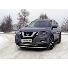 Защита переднего бампера 60 мм для Nissan X-Trail T32 2018-2024