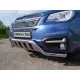 Накладка решётки радиатора средняя 12 мм для Subaru Forester 2016-2018 артикул SUBFOR16-02