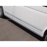 Пороги труба 50 мм для Volkswagen Transporter T6 Long 2015-2024