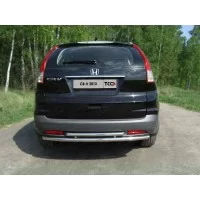 Защита заднего бампера центральная 50 мм для Honda CR-V 2012-2015