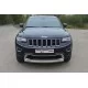 Защита передняя овальная короткая 75-42 мм для Jeep Grand Cherokee 2013-2017 артикул GRCHER13-05