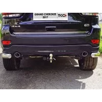 Фаркоп оцинкованный ТСС усиленный шар E нержавеющий для Jeep Grand Cherokee 2010-2021