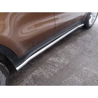 Пороги труба 60 мм для Kia Sportage 2019-2024