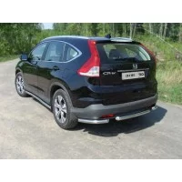 Защита заднего бампера уголки 60 мм для Honda CR-V 2012-2015