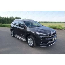 Накладка решётки радиатора 12 мм для Jeep Cherokee 2014-2018