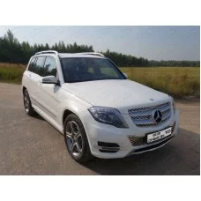Накладка решётки радиатора верхняя лист для Mercedes-Benz GLK 2012-2015