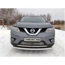 Накладка решётки радиатора нижняя 16 мм для Nissan X-Trail 2015-2018