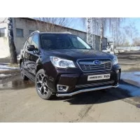 Защита переднего бампера 60 мм для Subaru Forester SJ 2013-2016