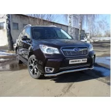 Защита переднего бампера 60 мм для Subaru Forester SJ 2013-2016
