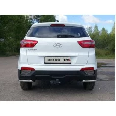 Защита задняя уголки 42 мм для Hyundai Creta 2016-2021