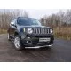 Защита переднего бампера с ДХО 60 мм для Jeep Renegade 2015-2024 артикул JEEPREN4WD15-02