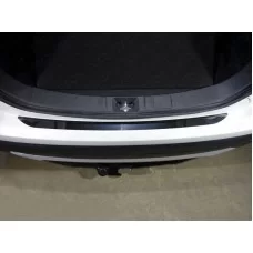 Накладка на задний бампер зеркальный лист для Mitsubishi Outlander 2015-2018