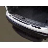 Накладка на задний бампер зеркальный лист для Nissan Qashqai 2019-2024