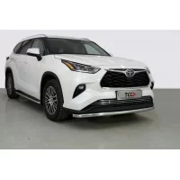 Защита переднего бампера 60 мм для Toyota Highlander 2020-2024