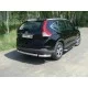 Защита задняя овальные уголки 75х42 мм для Honda CR-V 2012-2015 для Honda CR-V 2012-2015