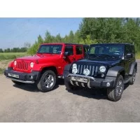 Защита переднего бампера 76 мм для Jeep Wrangler 3D 2010-2018