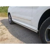Пороги труба 42 мм для Mercedes-Benz GLK 2008-2015