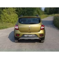 Защита заднего бампера 42 мм для Renault Sandero Stepway 2015-2024